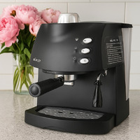 Стилна кафемашина за еспресо с каймак